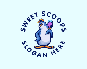 Penguin Gelato Ice Cream logo