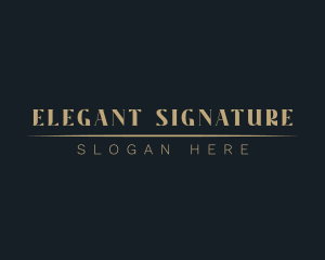 Elegant Modern Business logo design