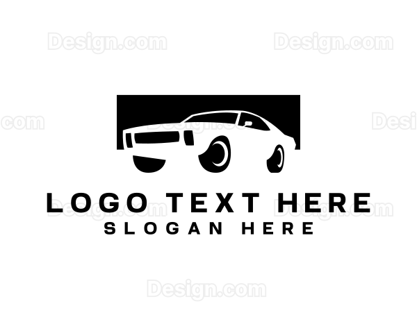 Race Car Dealership Logo