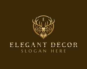 Elegant Deer Jewelry logo design