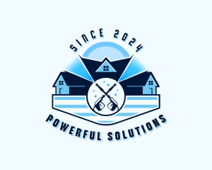 Roof Pressure Washing logo design