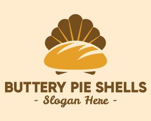 Golden Bread Shell  logo design