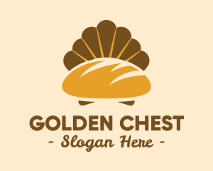 Golden Bread Shell  logo design