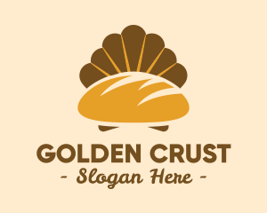 Golden Bread Shell  logo design