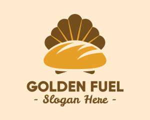 Golden Bread Shell  logo design