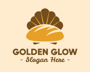 Golden Bread Shell  logo design