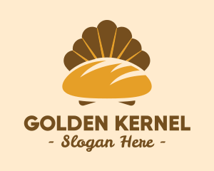 Golden Bread Shell  logo design