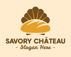 Golden Bread Shell  logo design