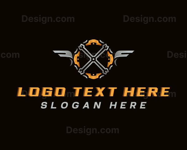 Mechanic Handyman Wrench Logo