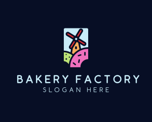 Windmill Doughnut Bakery logo design