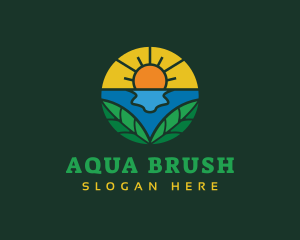 Beach Vacation Resort logo design