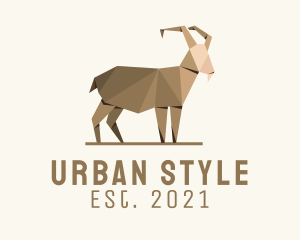 Brown Goat Origami  logo