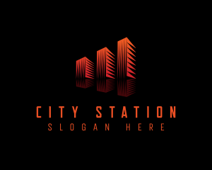 Building City Architecture logo design