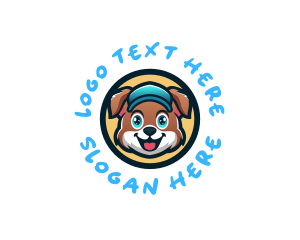 Cute Dog Trainer logo