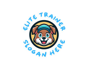 Cute Dog Trainer logo