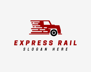 Fast Trucking Vehicle logo design