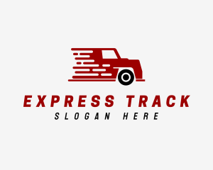 Fast Trucking Vehicle logo design