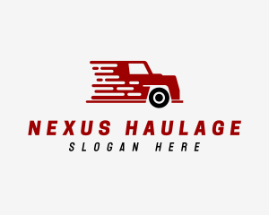 Fast Trucking Vehicle logo design