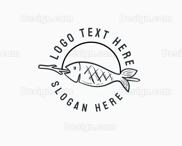 Fish Grill Restaurant Logo