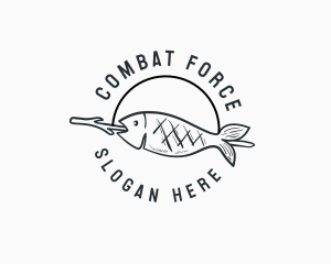 Fish Grill Restaurant Logo