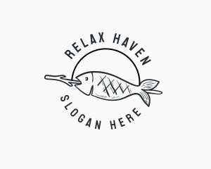 Fish Grill Restaurant Logo
