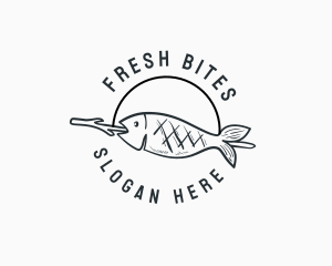 Fish Grill Restaurant logo design