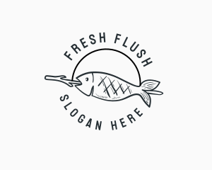 Fish Grill Restaurant logo design