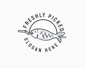 Fish Grill Restaurant logo design