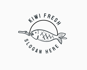 Fish Grill Restaurant logo design