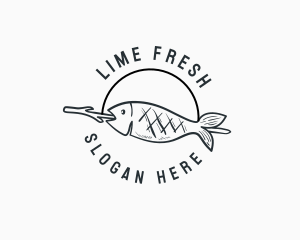 Fish Grill Restaurant logo design