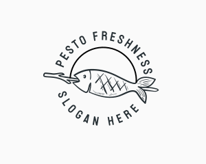 Fish Grill Restaurant logo design