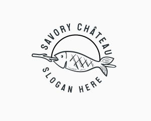 Fish Grill Restaurant logo design