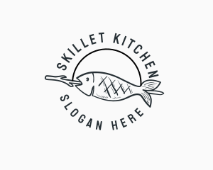 Fish Grill Restaurant logo design