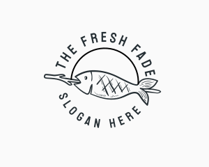 Fish Grill Restaurant logo design