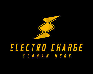 Electrical Circuit Bolt logo design