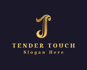 Elegant Stylish Lifestyle Letter T logo design