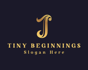 Elegant Stylish Lifestyle Letter T logo design