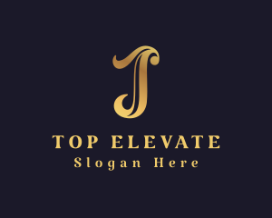 Elegant Stylish Lifestyle Letter T logo design