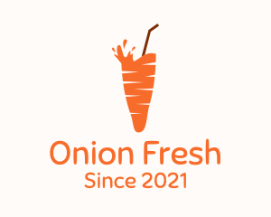 Carrot Juice Drink logo design