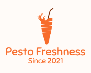 Carrot Juice Drink logo design