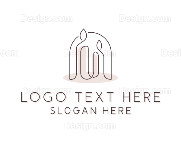 Spa Candle Decor Logo