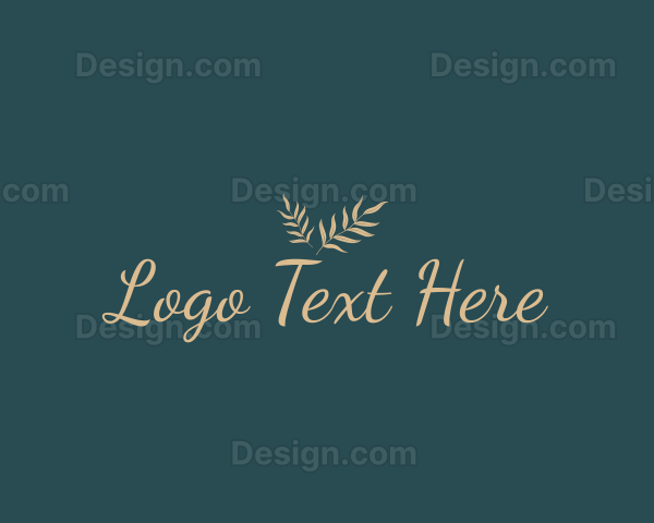 Elegant Luxury Script Logo