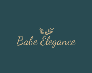 Elegant Luxury Script logo design