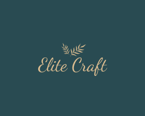 Elegant Luxury Script logo design