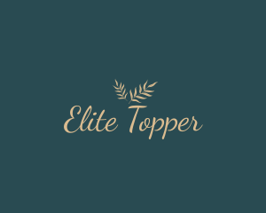 Elegant Luxury Script logo design