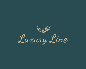 Elegant Luxury Script logo design