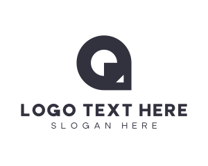 Simple Minimalist Letter Q Logo