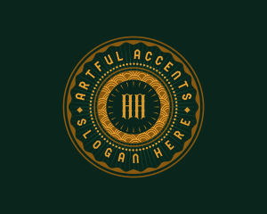 Luxury Art Deco logo design