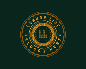 Luxury Art Deco logo design