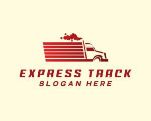 Truck Transport Logistics logo design